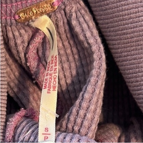 Free People Small Skirt Rosebud Maxi Floral Thermal Nirvana Combo in Lilac - Picture 9 of 11